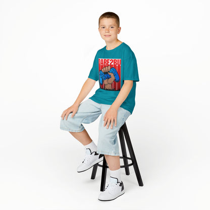 Kids Tee — "Game2Be" Fist with Blue Controllers Graphic