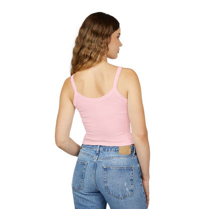 Rainbow Babe Crop Tank Top — Pride Graphic Women's Spaghetti Strap