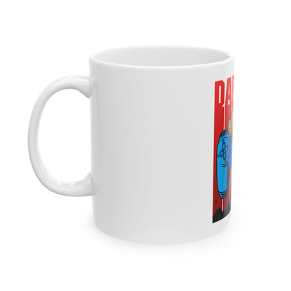 Gamer Controller Ceramic Mug — 'DABE2BU' Retro Gaming Coffee Cup