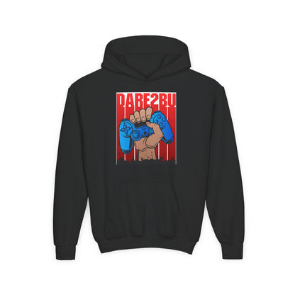 Gaming Fist Youth Hoodie – 'DARE2BU' Controller Graphic Sweatshirt