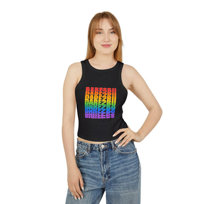 Rainbow BABE20II Graphic Racer Tank Top