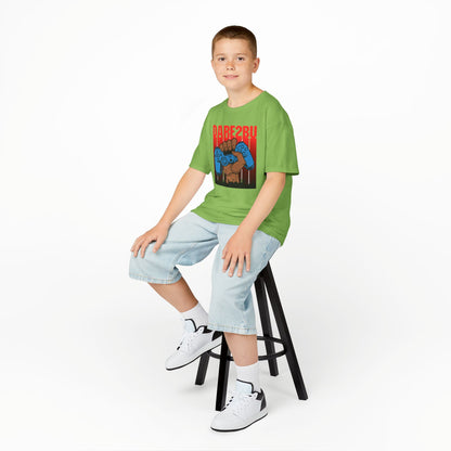 Kids Tee — "Game2Be" Fist with Blue Controllers Graphic