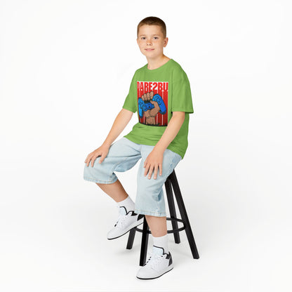 Kids Tee — "Game2Be" Fist with Blue Controllers Graphic
