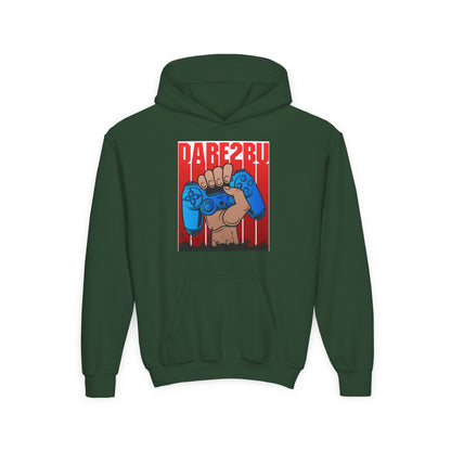 Gaming Fist Youth Hoodie – 'DARE2BU' Controller Graphic Sweatshirt