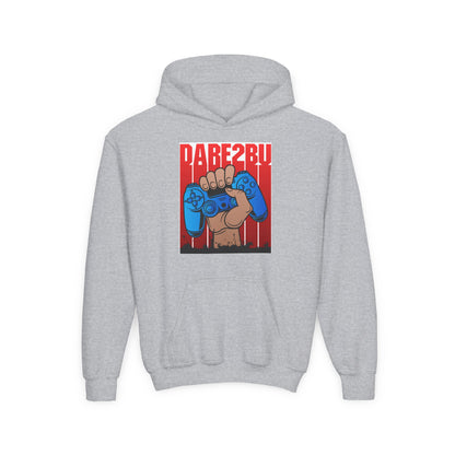 Gaming Fist Youth Hoodie – 'DARE2BU' Controller Graphic Sweatshirt