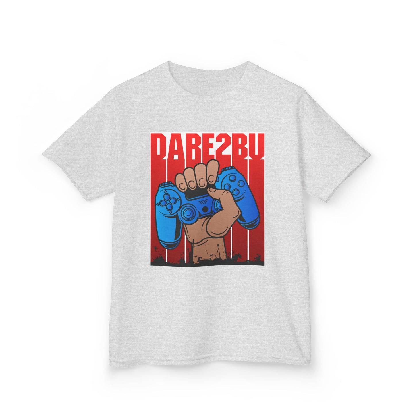Kids Tee — "Game2Be" Fist with Blue Controllers Graphic