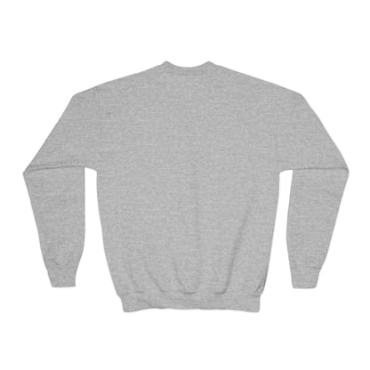 Youth Crewneck Sweatshirt - "Follow Your Dreams" Smiley Basketball Graphic