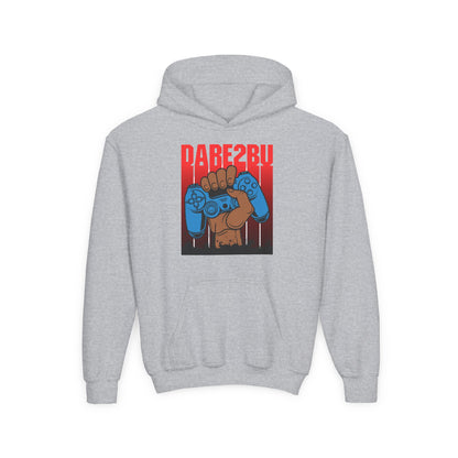 Gaming Fist Youth Hoodie – 'DARE2BU' Controller Graphic Sweatshirt