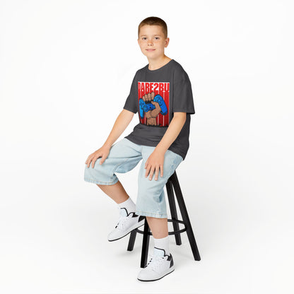 Kids Tee — "Game2Be" Fist with Blue Controllers Graphic