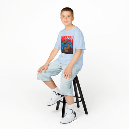 Kids Tee — "Game2Be" Fist with Blue Controllers Graphic