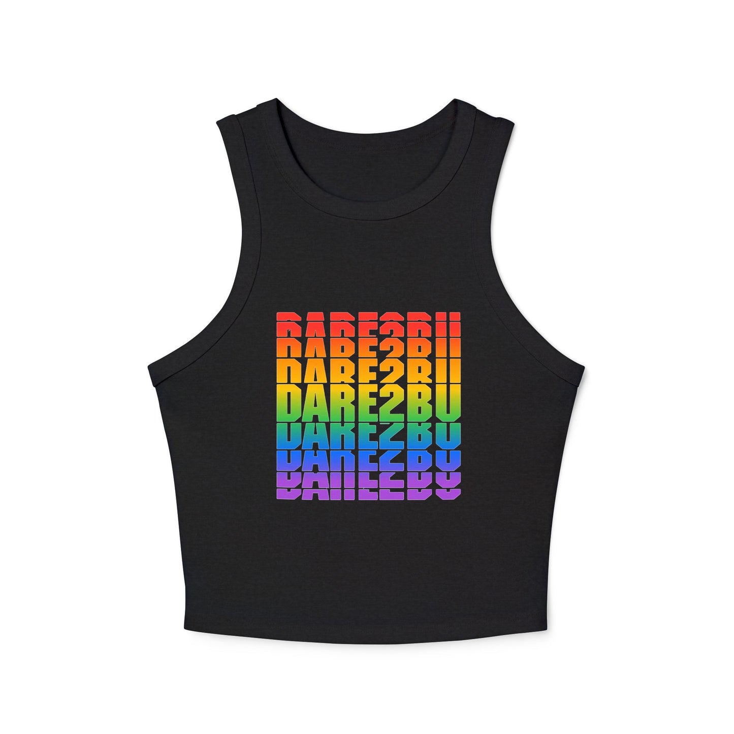 Rainbow BABE20II Graphic Racer Tank Top