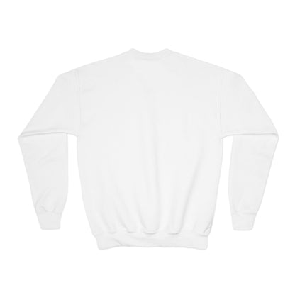 Youth Crewneck Sweatshirt - "Follow Your Dreams" Smiley Basketball Graphic
