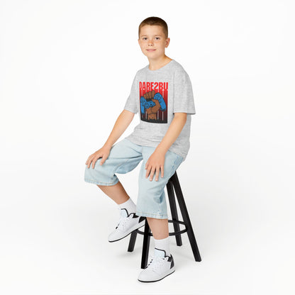 Kids Tee — "Game2Be" Fist with Blue Controllers Graphic