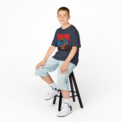 Kids Tee — "Game2Be" Fist with Blue Controllers Graphic
