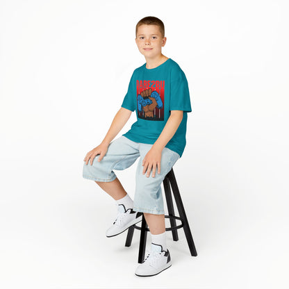 Kids Tee — "Game2Be" Fist with Blue Controllers Graphic