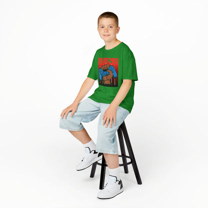 Kids Tee — "Game2Be" Fist with Blue Controllers Graphic