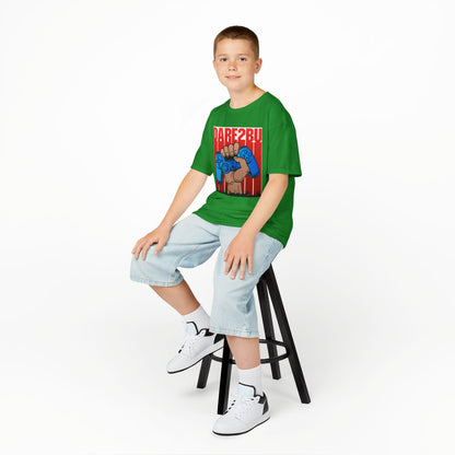 Kids Tee — "Game2Be" Fist with Blue Controllers Graphic