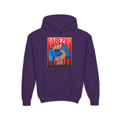 Gaming Fist Youth Hoodie – 'DARE2BU' Controller Graphic Sweatshirt