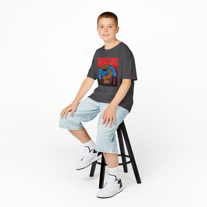 Kids Tee — "Game2Be" Fist with Blue Controllers Graphic