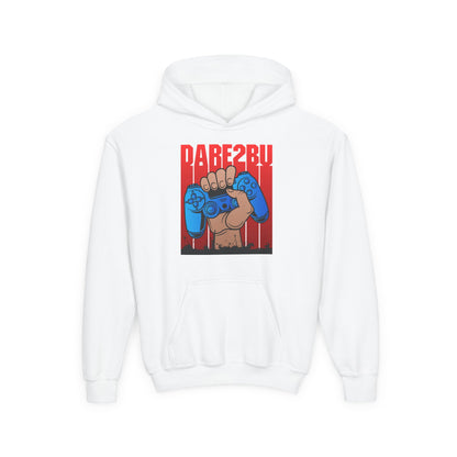 Gaming Fist Youth Hoodie – 'DARE2BU' Controller Graphic Sweatshirt