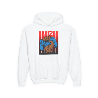 Gaming Fist Youth Hoodie – 'DARE2BU' Controller Graphic Sweatshirt