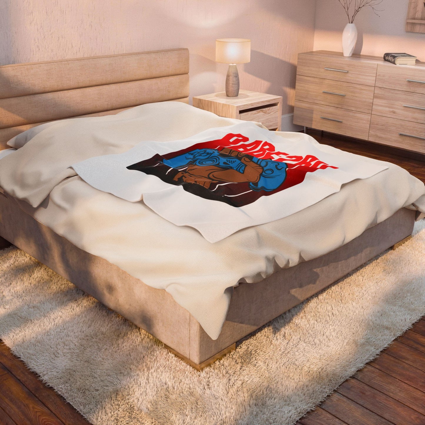 Velveteen Plush Blanket — "Dab2Buy" Gamer Controller Graphic Throw