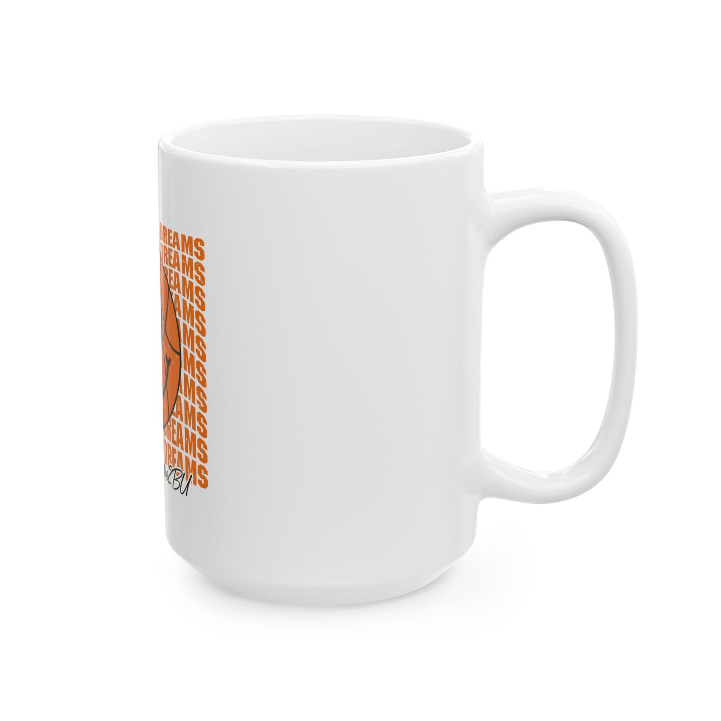 Basketball Smiley 'Follow Your Dreams' Ceramic Mug