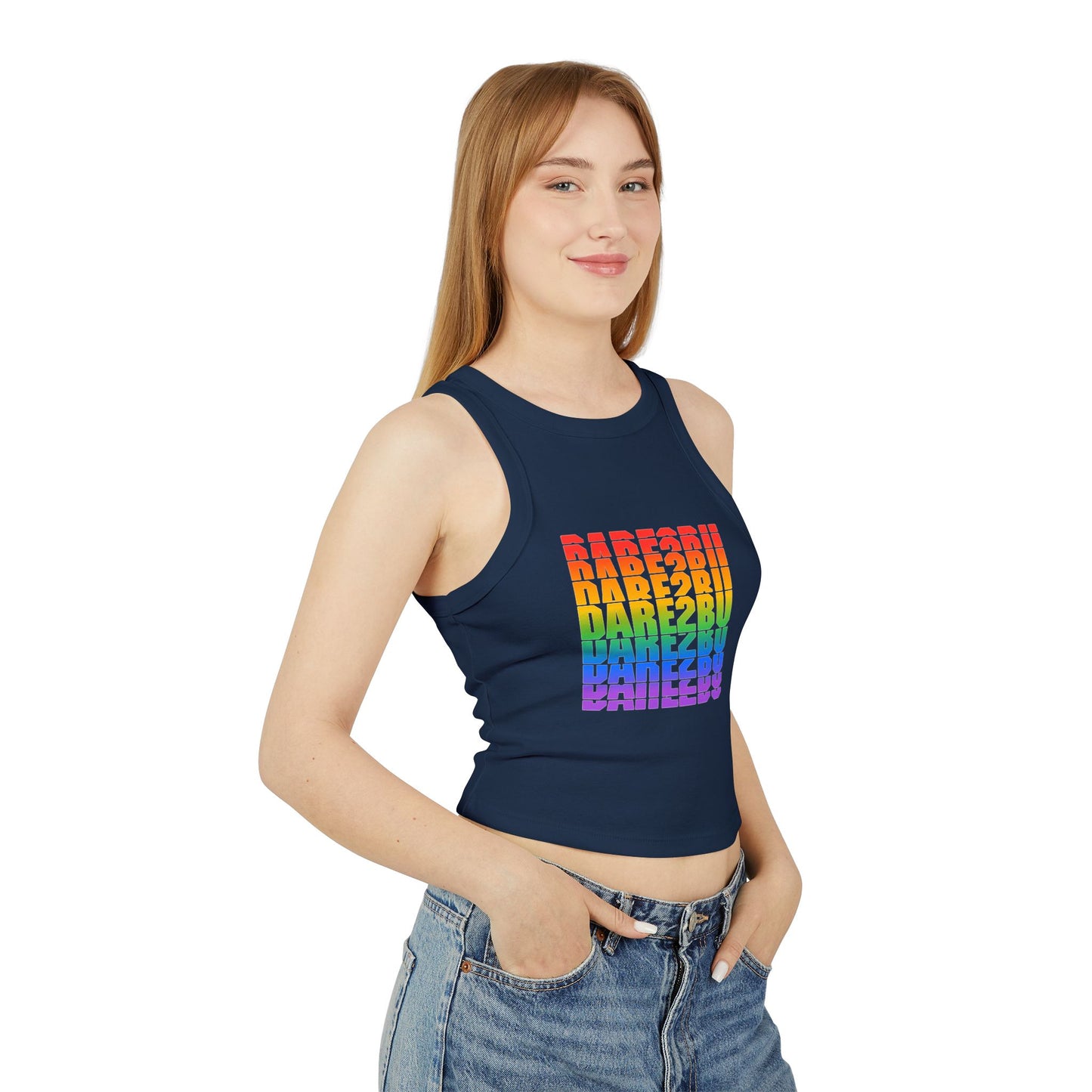 Rainbow BABE20II Graphic Racer Tank Top